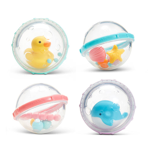 Munchkin® Float & Play Bubbles™ Baby and Toddler Bath Toy 4 Count